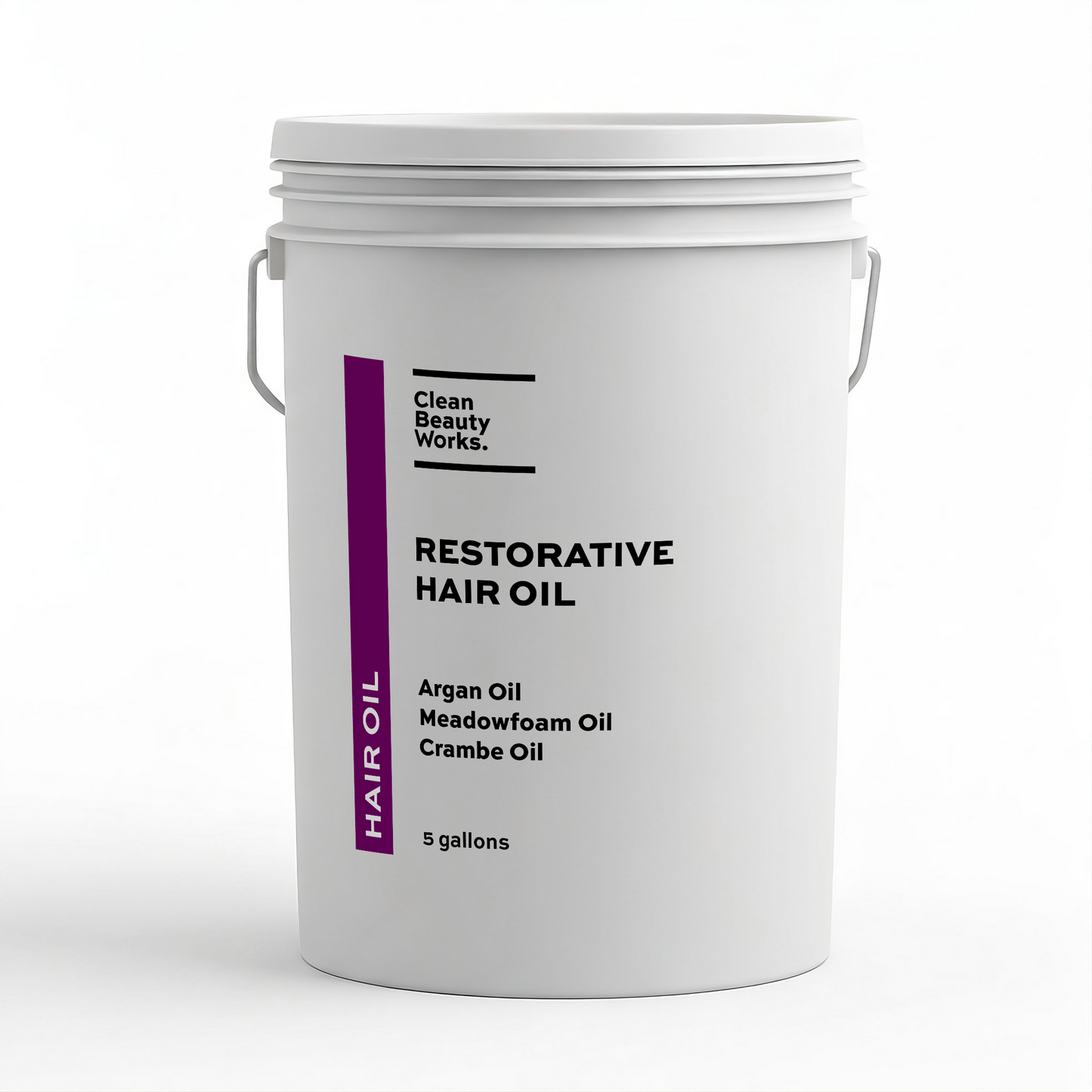 Restorative Hair Oil, Argan Oil, Meadowfoam Oil & Crambe Oil - 5 gallon