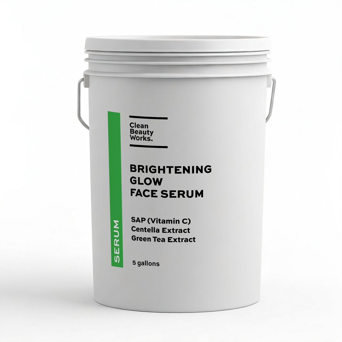 Brightening Glow Face Serum, Vitamin C & Centella Extract - 5 gallon