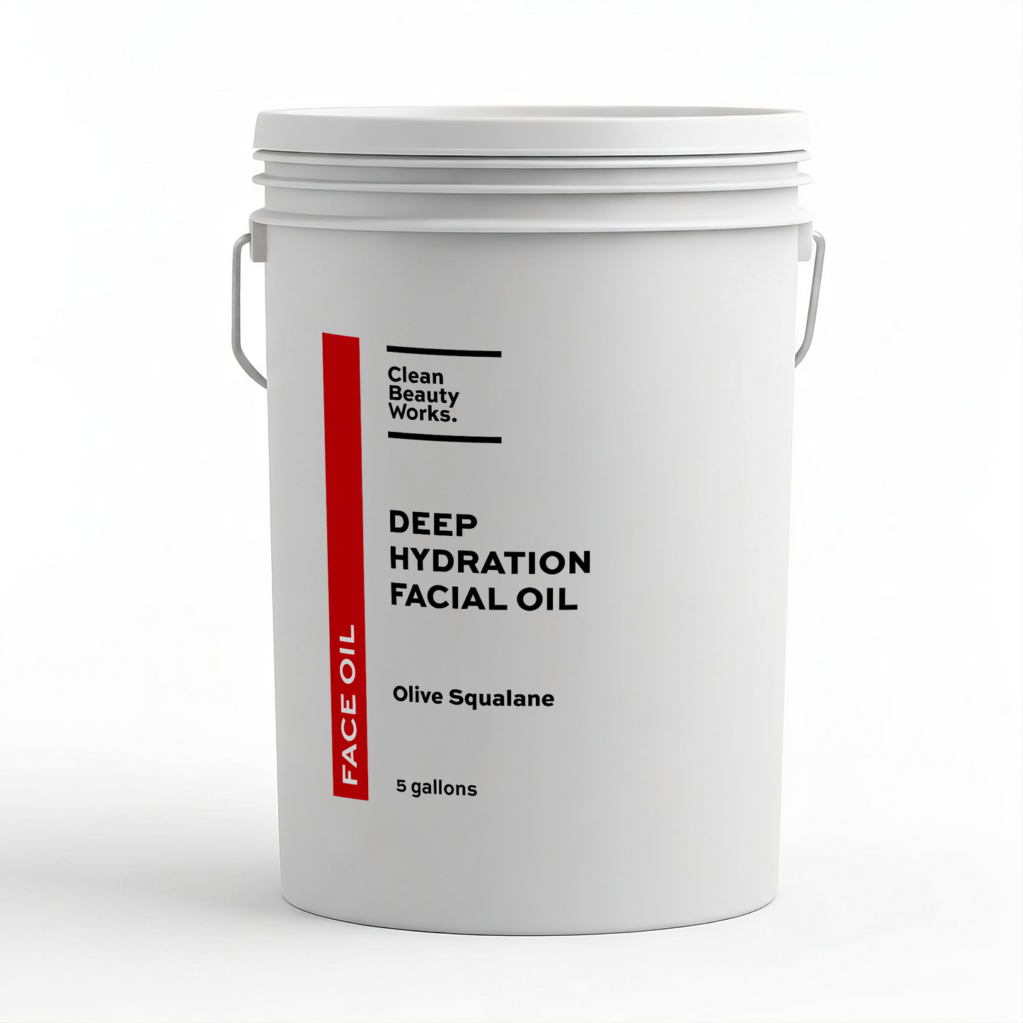 Deep Hydration Facial Oil, 100% Olive Squalane - 5 gallon