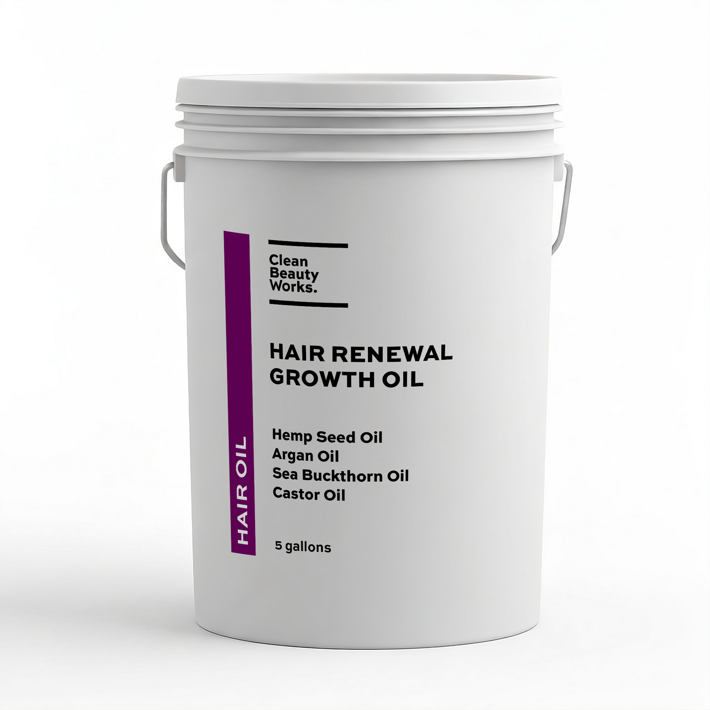Hair Renewal Growth Oil, Hemp Seed & Argan Oil - 5 gallon