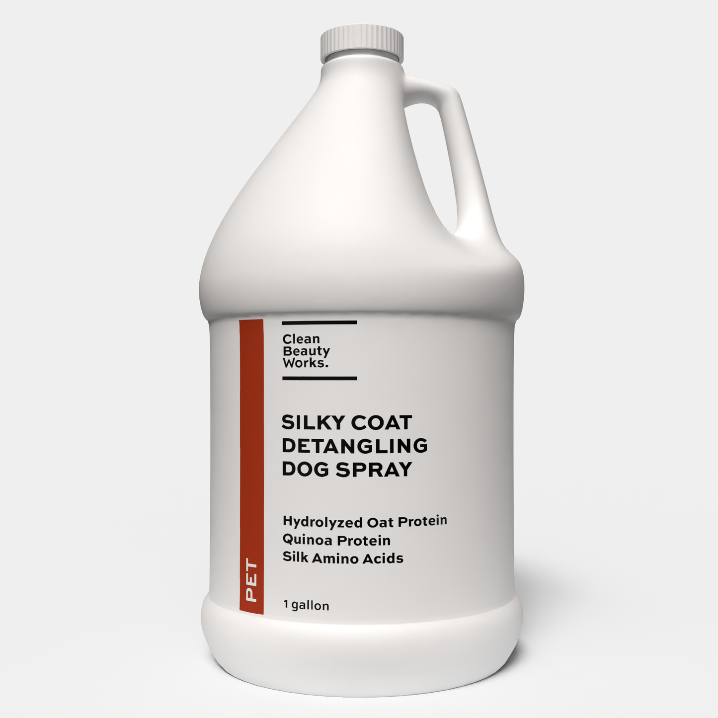 Silky Coat Detangling Dog Spray, Hydrolyzed Oat Protein & Silk Amino Acids  - 1 Gallon