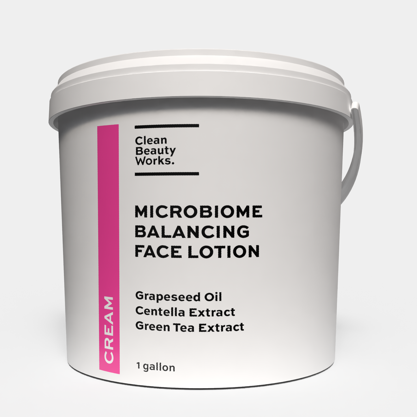 Daily Microbiome Balancing Face Lotion, Centella Extract & Hemp Seed Oil - 1 Gallon
