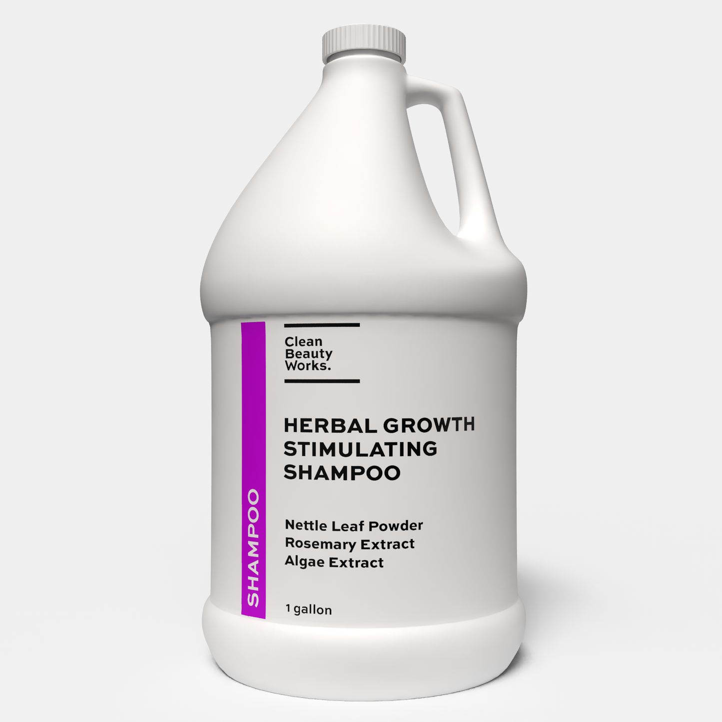 Herbal Growth Stimulating Shampoo, Nettle Leaf Powder & Rosemary Extract - 1 Gallon