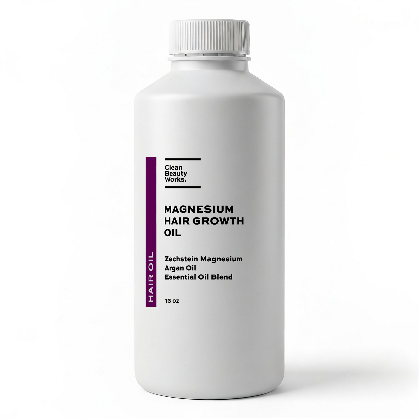 Magnesium Hair Growth Oil, Zechstein Magnesium & Argan Oil (Bi-Phase) - 16 oz