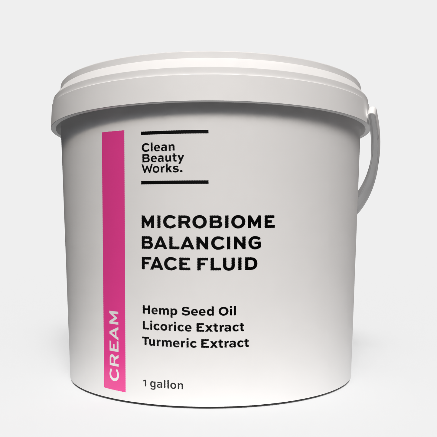 Microbiome Balancing Face Fluid, Hemp Seed Oil & Licorice Extract - 1 Gallon