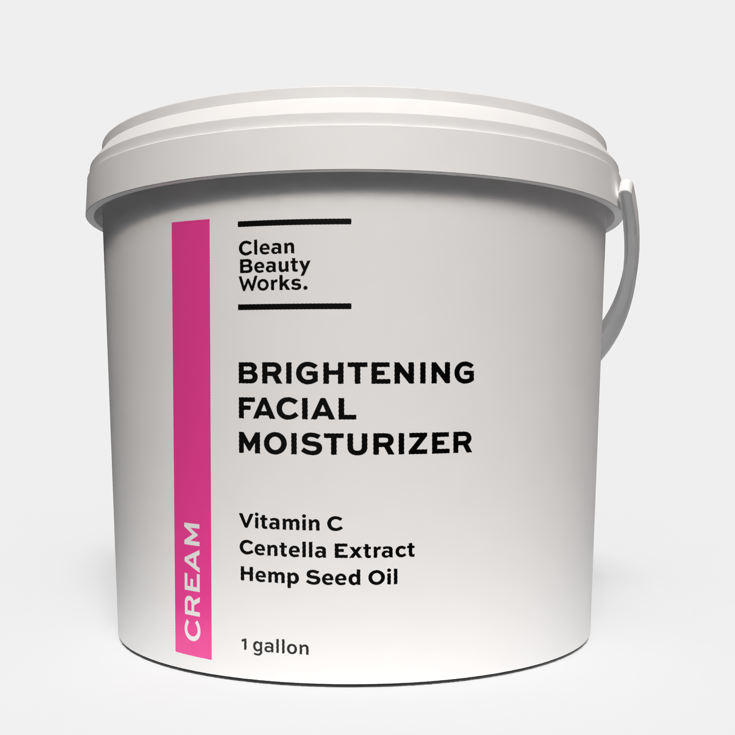 Brightening Facial Moisturizer, Vitamin C & Centella Extract - 1 Gallon