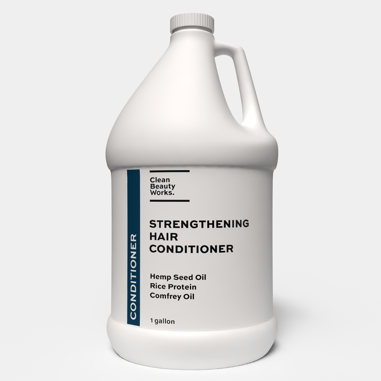 Strengthening Hair Conditioner, Hemp Seed Oil & Hydrolyzed Rice Protein - 1 Gallon