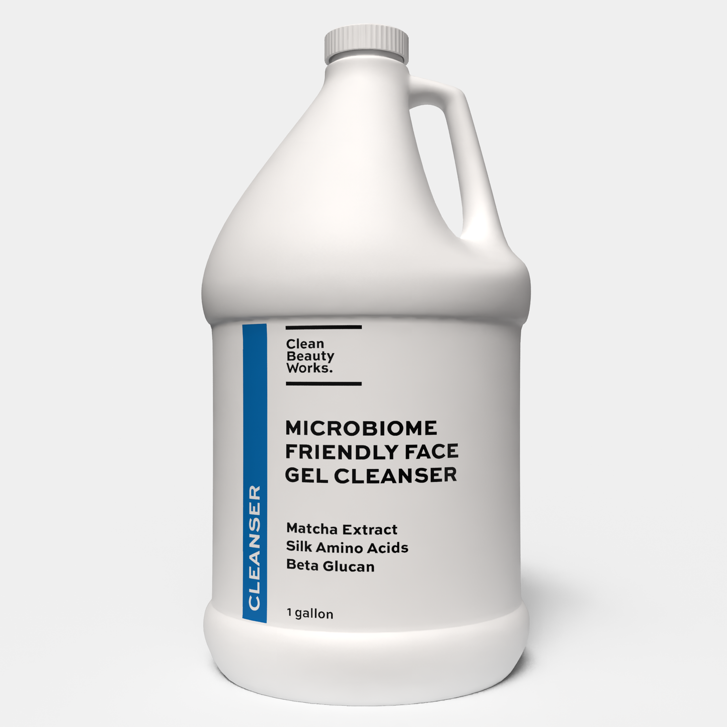 Microbiome-Friendly Face Gel Cleanser, Inulin & Panthenol - 1 Gallon