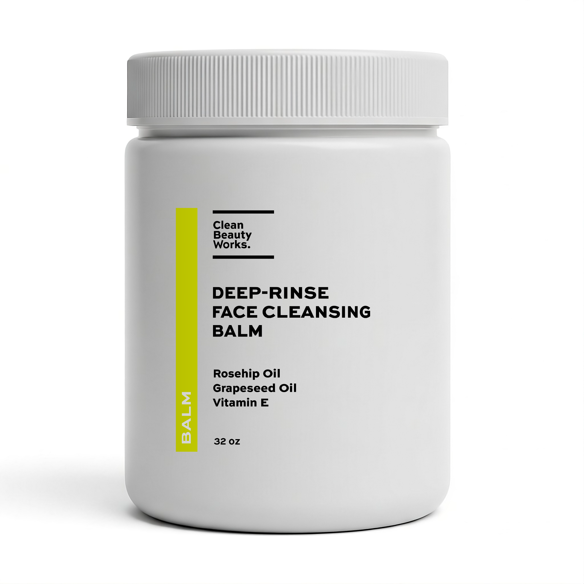 Face Cleansing Balm, Rosehip Oil & Grape Seed Oil – Clean Beauty Works.