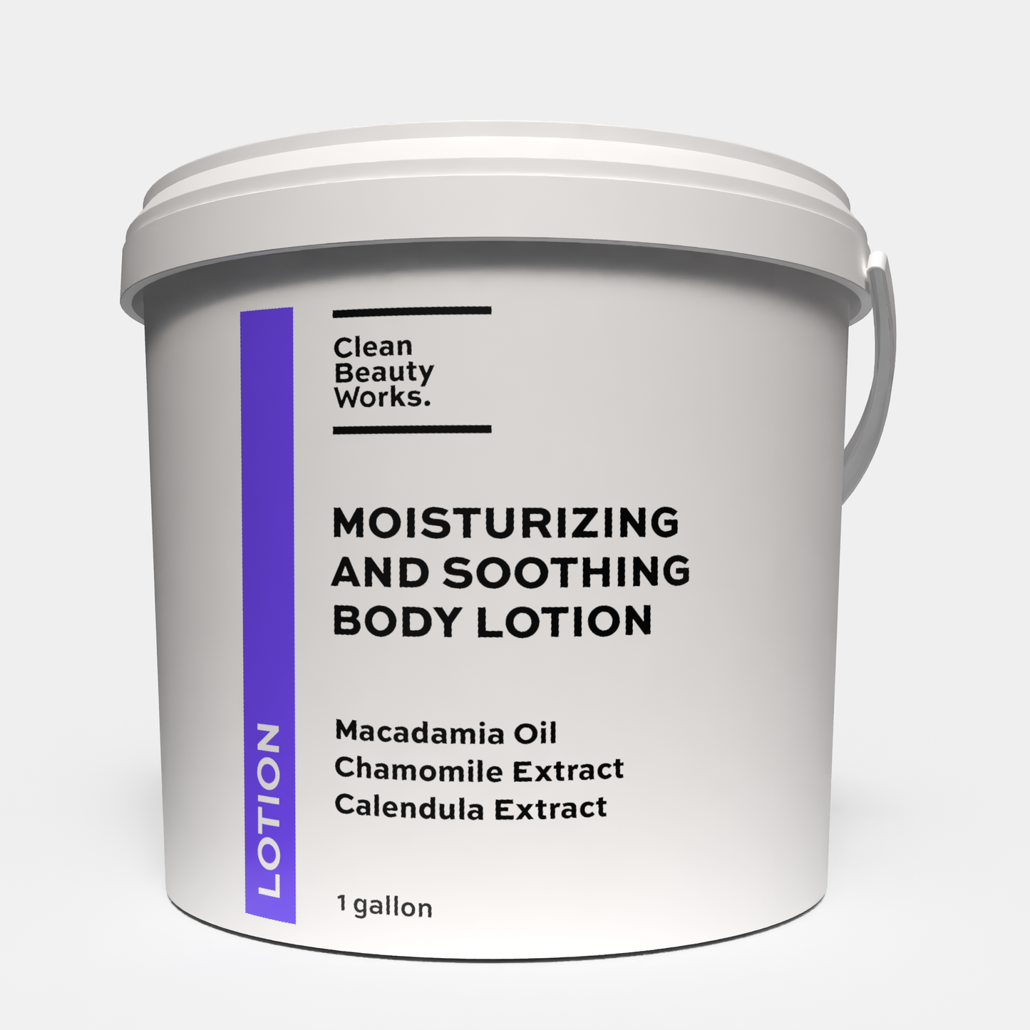 Moisturizing and Soothing Body Lotion, Macadamia Oil & Chamomile Extract - 1 Gallon