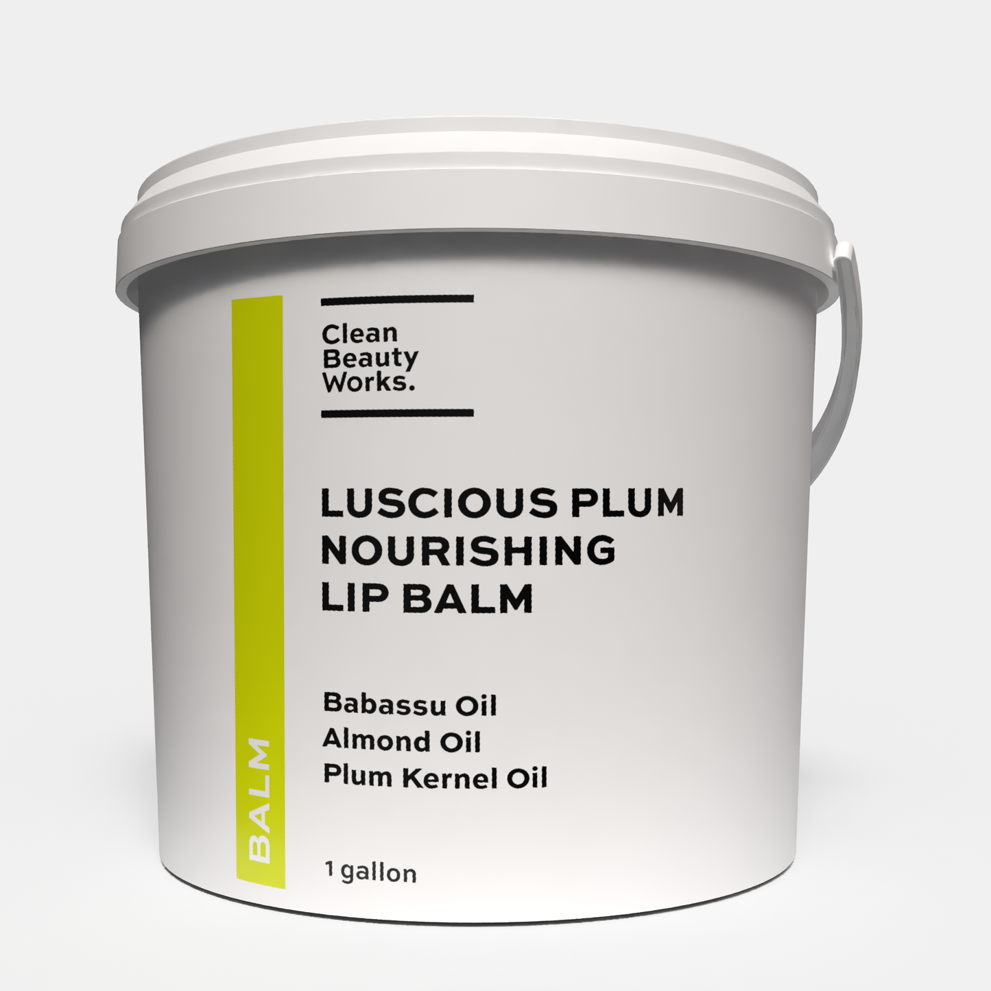 Luscious Plum Nourishing Lip Balm, Babassu Oil, Almond Oil & Plum Kernel Oil - 1 Gallon