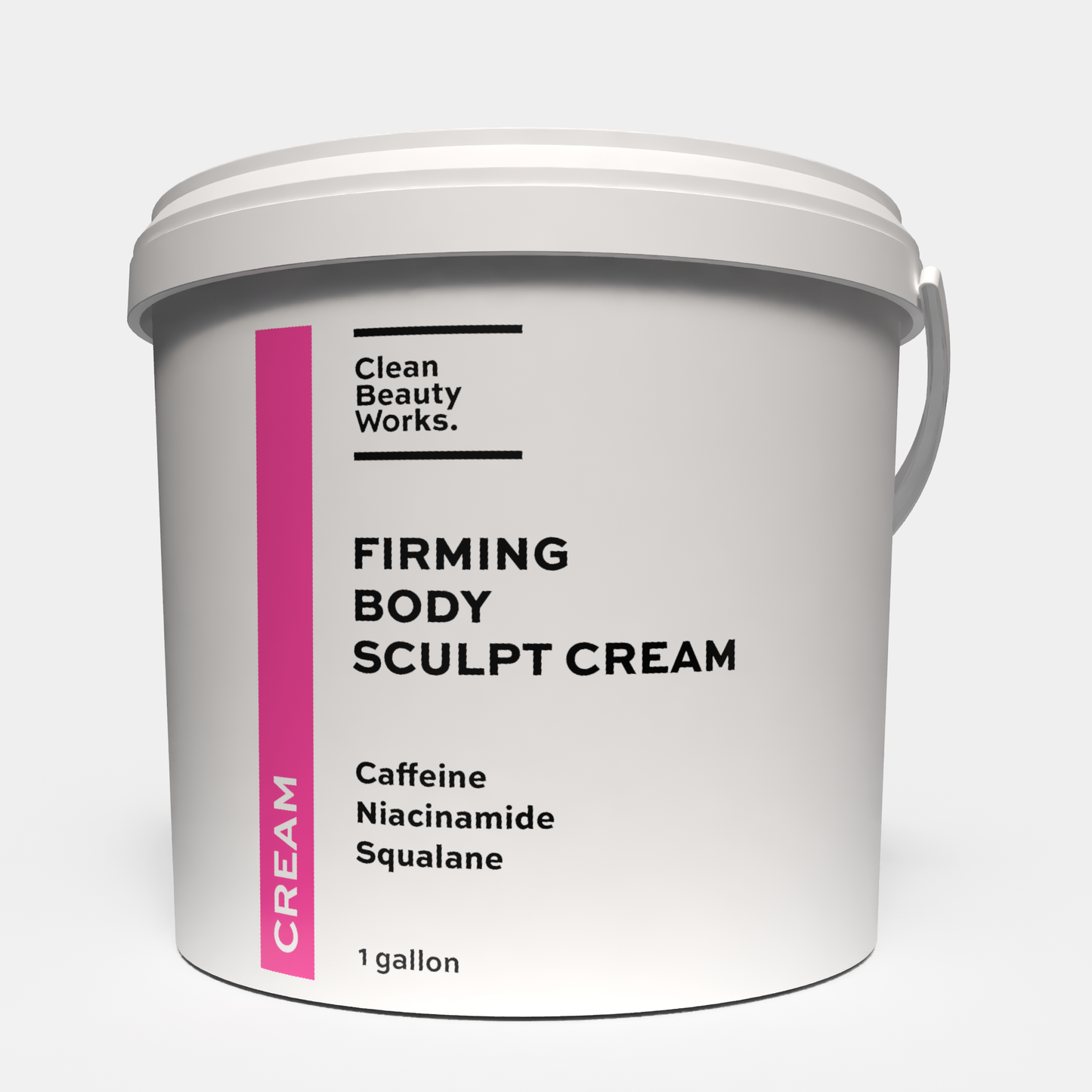 Firming Body Sculpt Cream, Caffeine, Niacinamide & Squalane - 1 Gallon