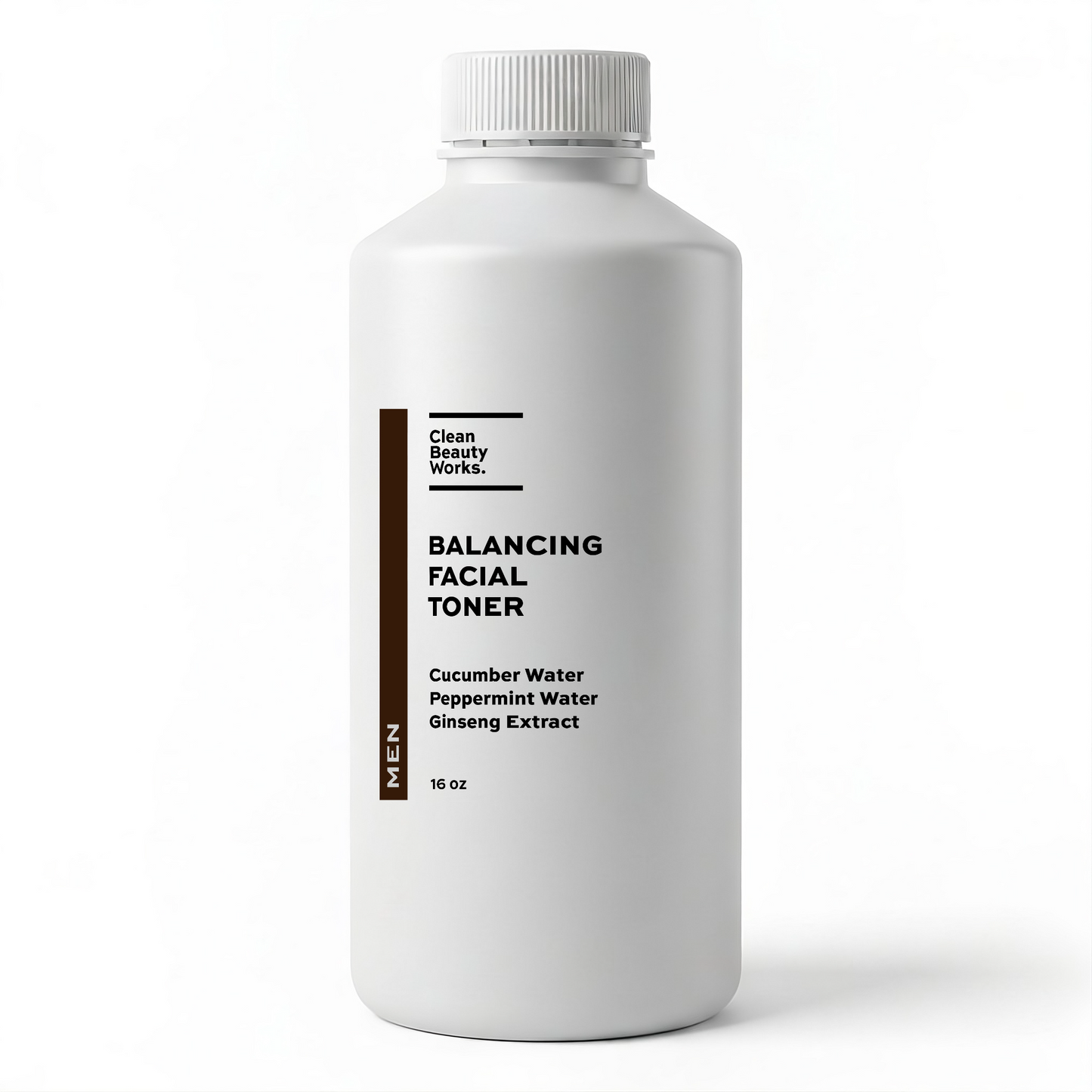 Balancing Facial Toner for Men, Cucumber, Peppermint & Ginseng  - 16 oz