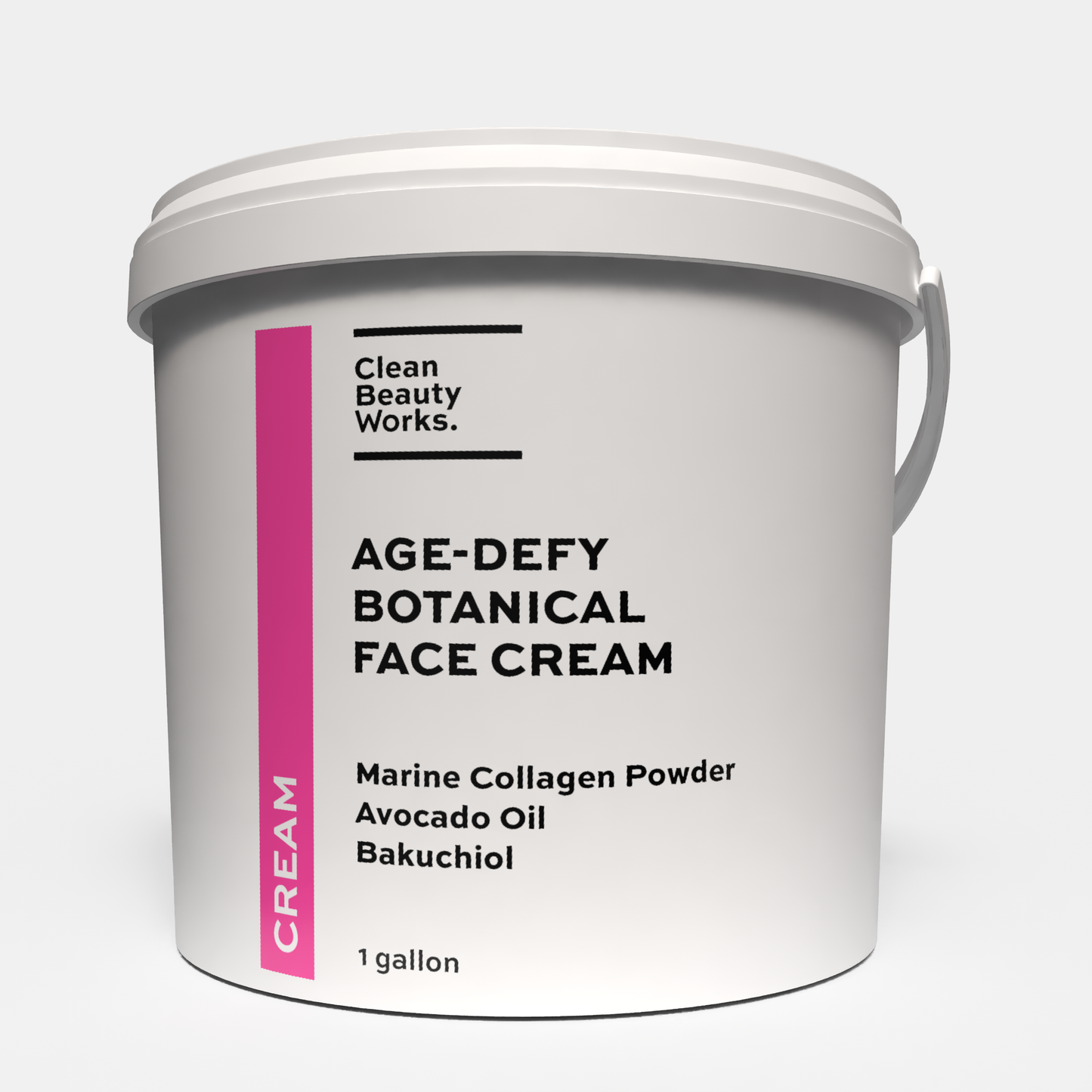 Age-Defy Botanical Face Cream, Bakuchiol & Marine Collagen - 1 Gallon