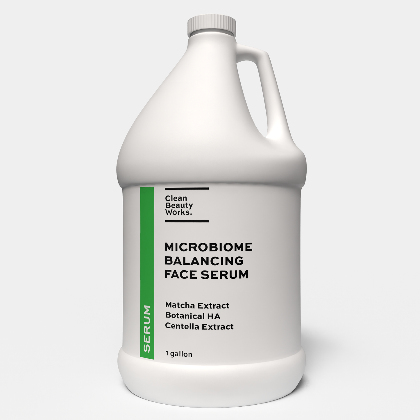 Microbiome Balancing Face Serum, Matcha Extract & Botanical Hyaluronic Acid - 1 Gallon